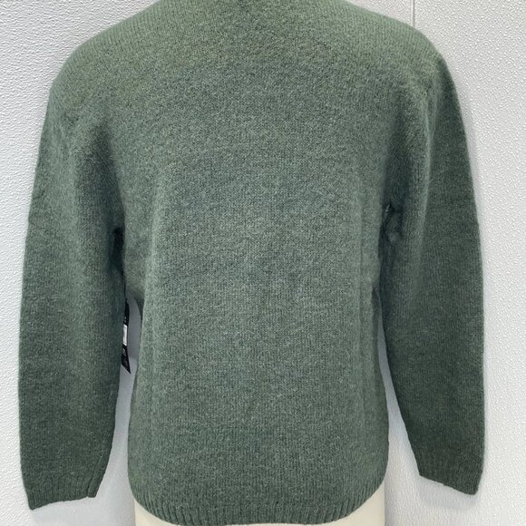 NEW ROARK Men’s Nordsman Wool Sweater Size M Green - Picture 4 of 7